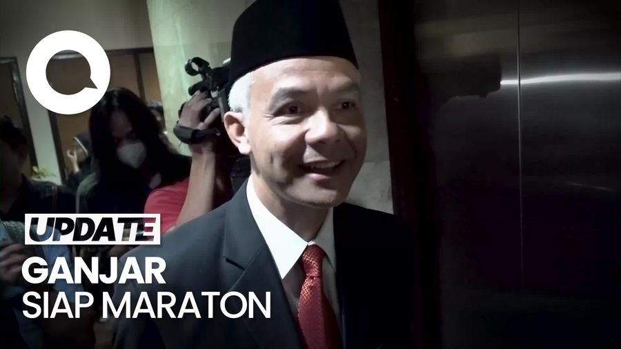 Ganjar Siap Maraton Lanjutkan Pekerjaan Presiden Jokowi