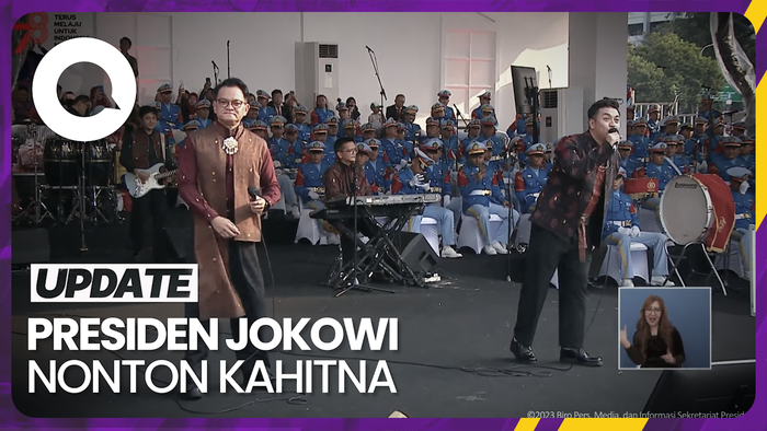 Kahitna Bikin Presiden Jokowi Nyanyi Lagu Cantik