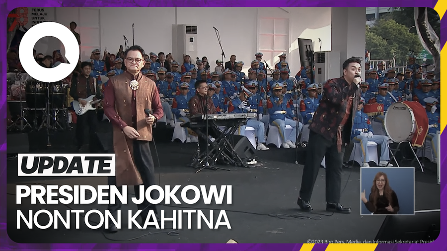 Kahitna Bikin Presiden Jokowi Nyanyi Lagu Cantik
