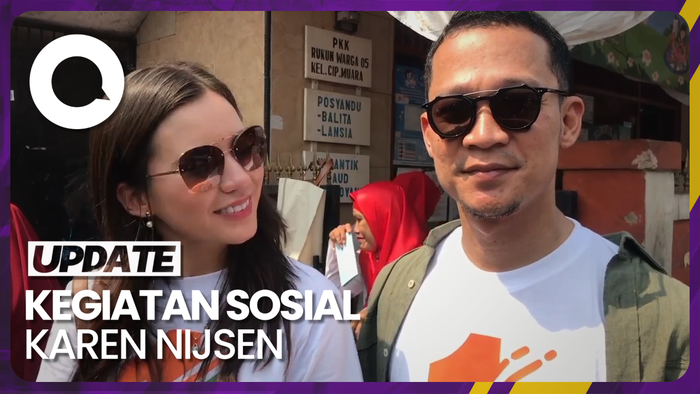 Karen Nijsen Gandeng Kekasih Baru Rayakan HUT RI dengan Mengajar PAUD