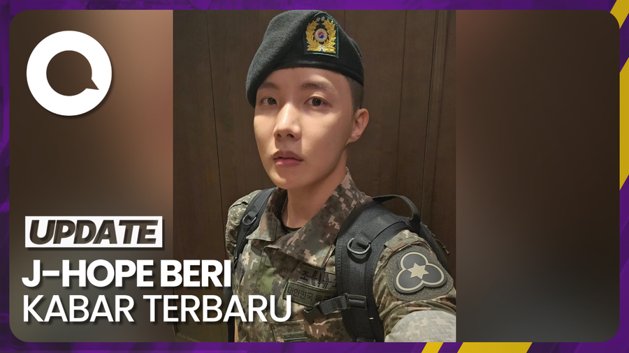 Potret J-Hope BTS Pakai Seragam Militer