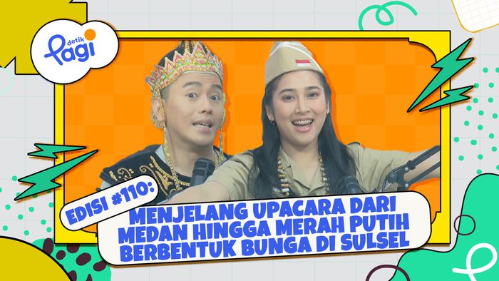 Menjelang Upacara dari Medan hingga Pengibaran Bendera dan Pembentangan Merah Putih Berbentuk Bunga di Sulsel