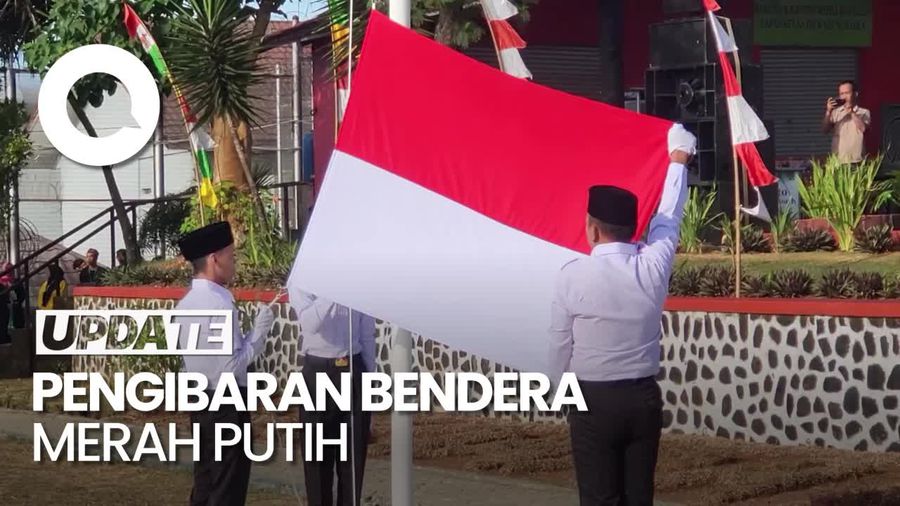 Kisah Napiter Kibarkan Bendera Merah Putih di HUT Ke-78 RI di Sukabumi 