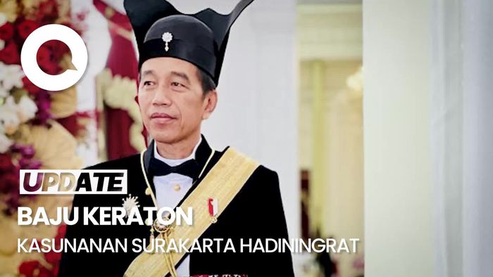 Gaya Jokowi Pakai Baju Adat Ageman Songkok Singkepan Ageng di HUT RI
