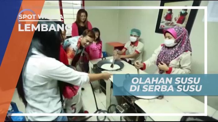 Melihat Pembuatan Aneka Kuliner Berbahan Dasar Susu, Lembang