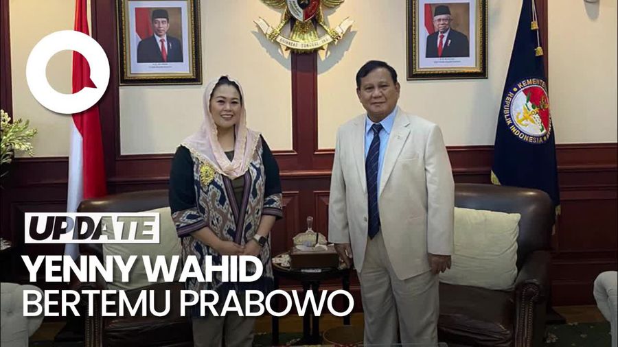 Yenny Wahid dan Prabowo Bertemu di Istana, Janji Akan Ketemu Lagi
