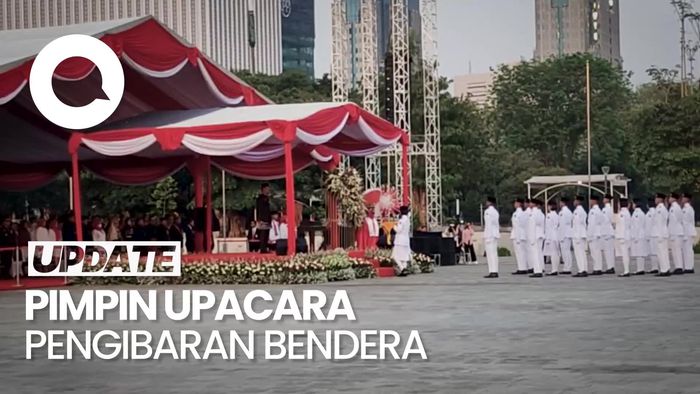 Momen Heru Budi Jadi Inspektur Upacara HUT ke-78 RI di Monas