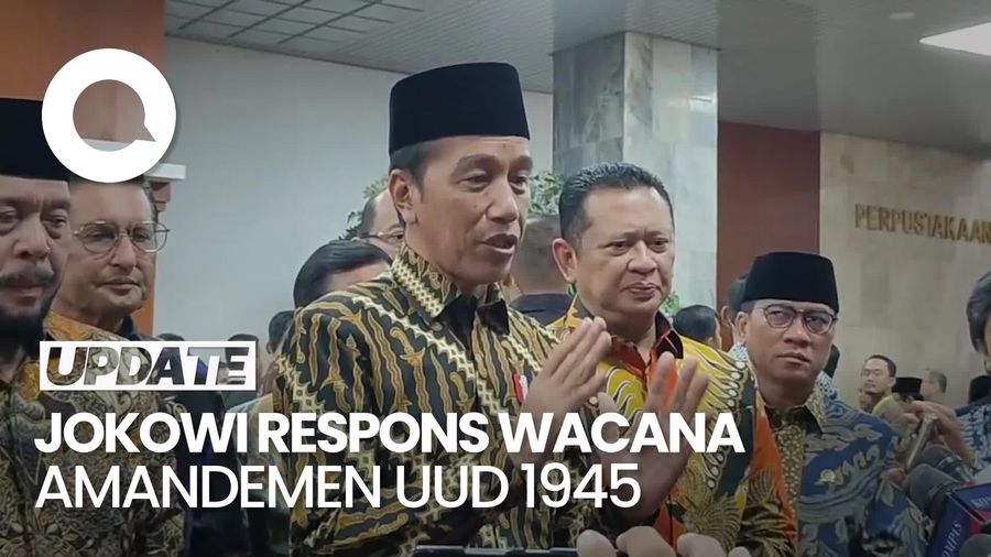 Jokowi soal Wacana Amandemen UUD 1945: Sebaiknya Setelah Pemilu