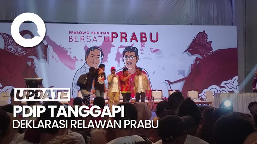 Respons Deklarasi Prabu, PDIP Dorong Budiman Jadi Wakil Prabowo