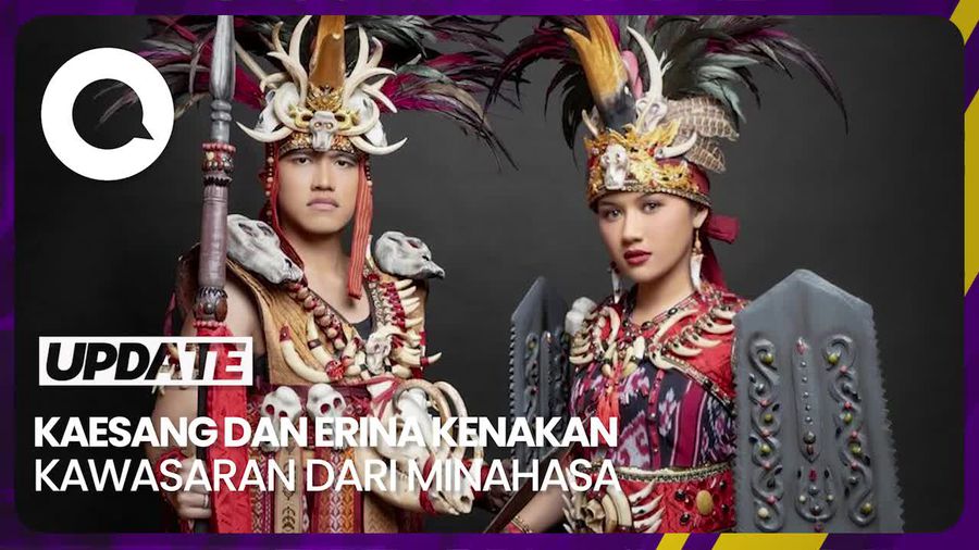 Mengenal Busana Kawasaran Minahasa yang Kaesang-Erina Kenakan