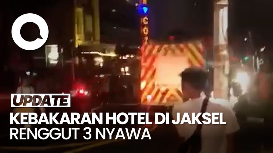 Kebakaran di Hotel Daerah Melawai Jaksel, 3 Pengunjung Tewas