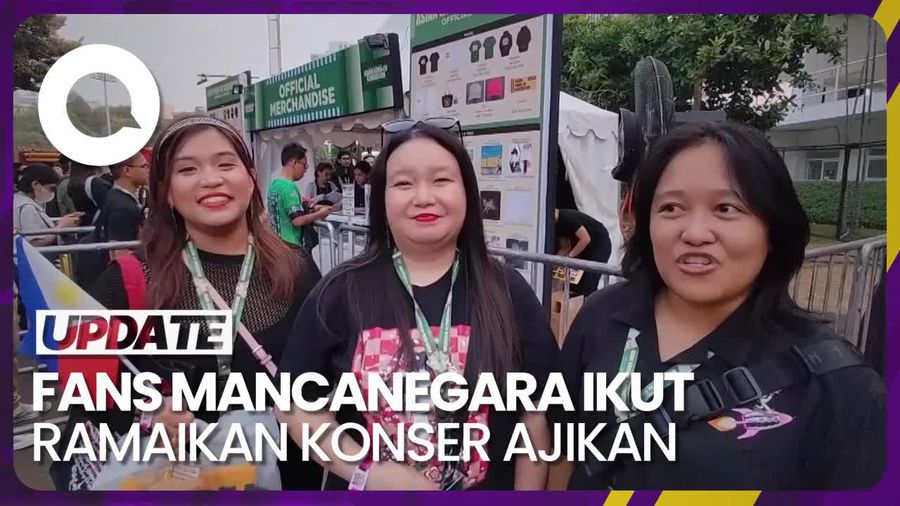 Jelang Konser Asian Kung-Fu Generation, Fans Mulai Padati Tennis Indoor