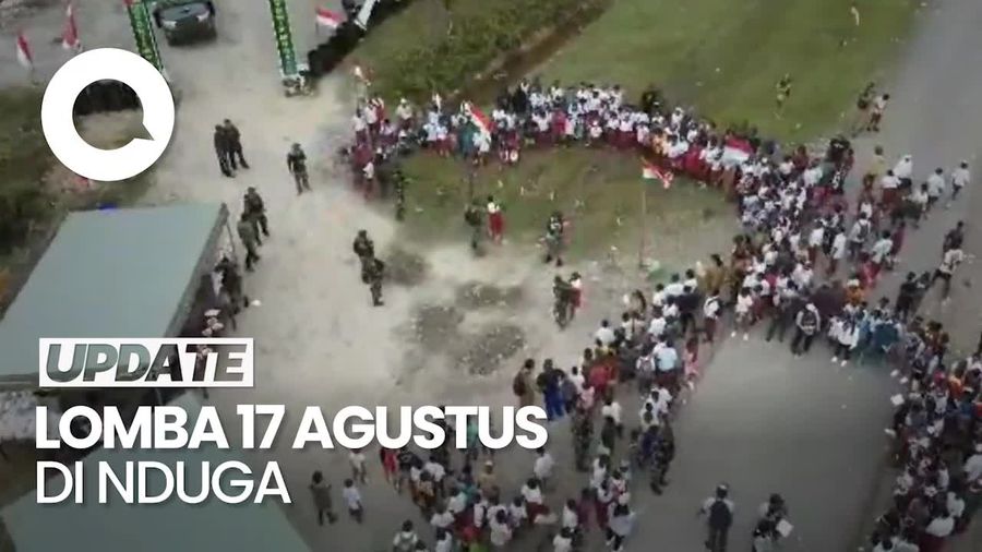 Meriahnya Lomba 17 Agustus di Daerah Konflik Nduga Papua