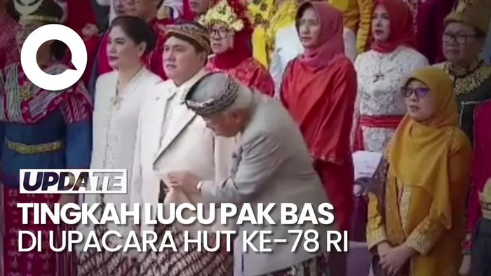 Menguak Alasan Pak Bas Bertingkah Iseng ke Erick Thohir di Istana