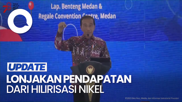 Jokowi soal Cuan dari Hilirisasi Nikel: Dari Rp 32 T Jadi 510 T!