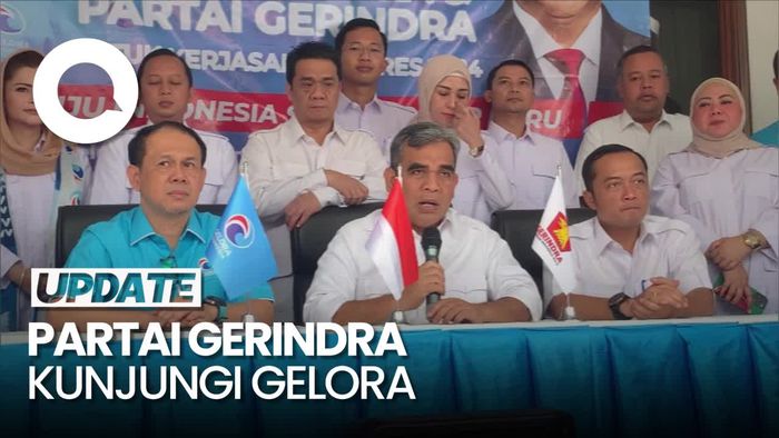 Sekjen Gerindra Datangi Gelora, Bahas Dukungan ke Prabowo