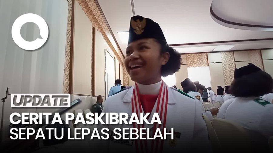 Cerita Paskibraka Lilly Wenda Tetap Fokus saat Sepatu Lepas Sebelah