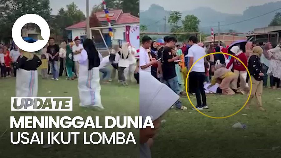 Pilu Ibu di Jambi Peserta Lomba Balap Karung Meninggal di Garis Finis