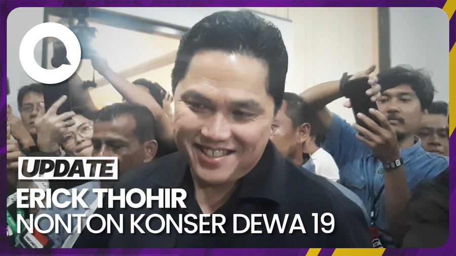 Nonton Konser Dewa 19, Erick Thohir: Tiga Kali Diundang Ahmad Dhani
