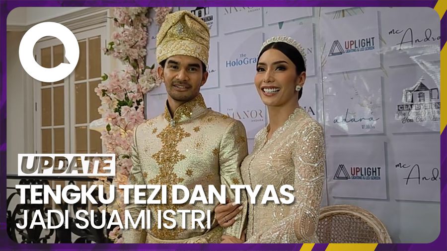 Selamat! Tyas Mirasih dan Tengku Tezi Resmi Menikah