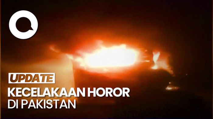 Bus di Pakistan Meledak Usai Tabrak Mobil Pembawa BBM, 18 Orang Tewas