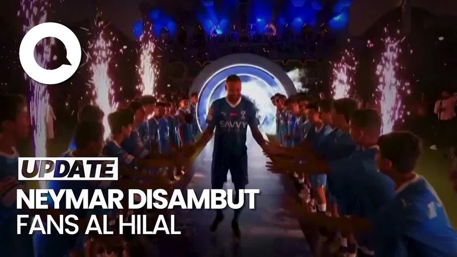 Sambutan Meriah untuk Neymar di Markas Al Hilal