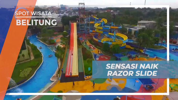 Mencoba Serunya Wahana Razor Slide, Tangerang 