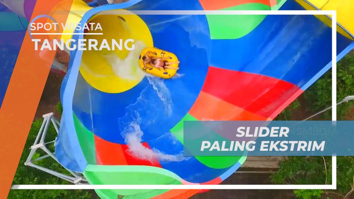 Uji Nyali, Sensasi Mencoba Wahana Slider Paling Ekstrim, Tangerang