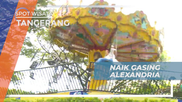 Serunya Berputar-putar Bermain Wahana Gasing Alexandria, Tangerang 