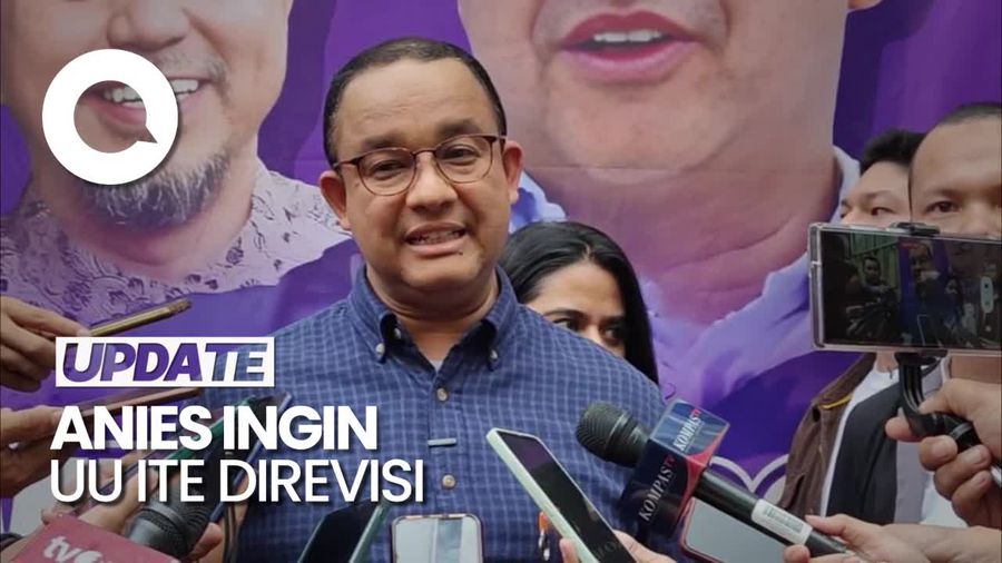 Anies yang Ingin Pasal Karet UU ITE Direvisi Karena Merepotkan