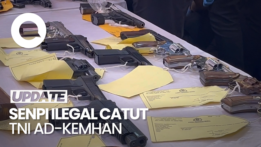 44 Pucuk Senjata Disita di Kasus Senpi Ilegal yang Catut TNI AD-Kemhan