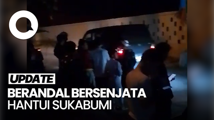 Berandal Bermotor Teror Sukabumi, Wanita Muda Kena Bacok