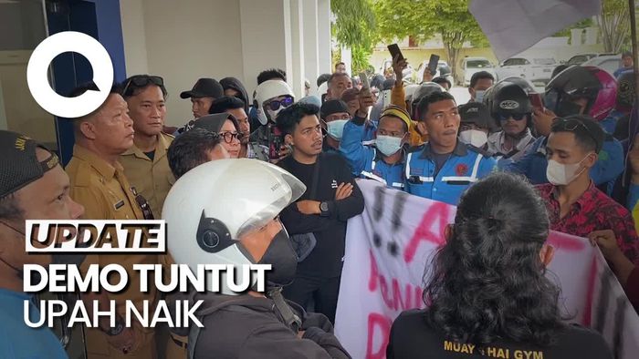 Demo Buruh Pabrik Nikel di Kendari Ricuh, Kantor Disnakertrans Dirusak