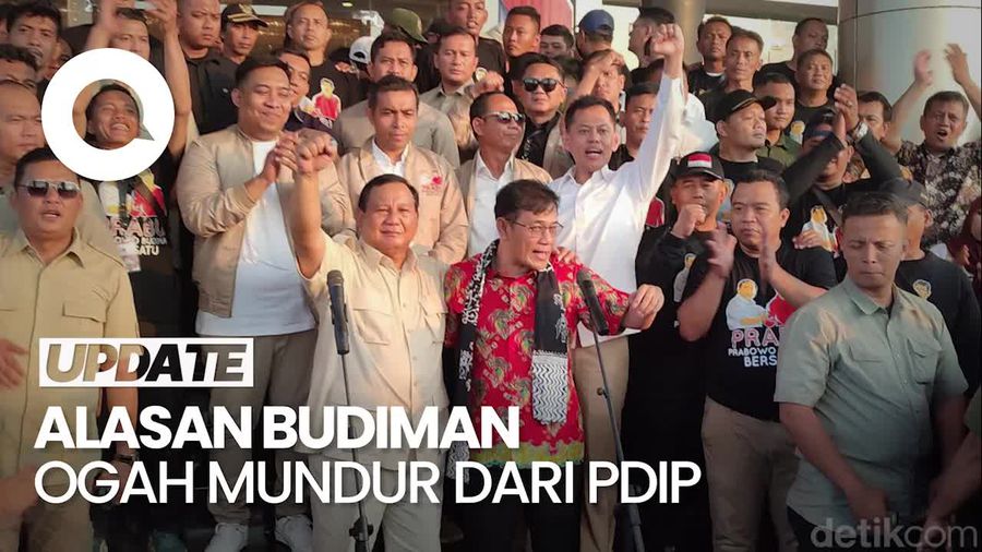 Dukung Prabowo, Budiman Tegaskan Ogah Mundur dari PDIP 