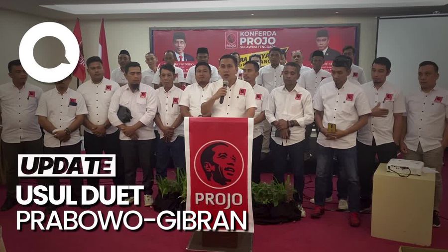 Projo Sultra Usul Prabowo-Gibran di Pilpres 2024
