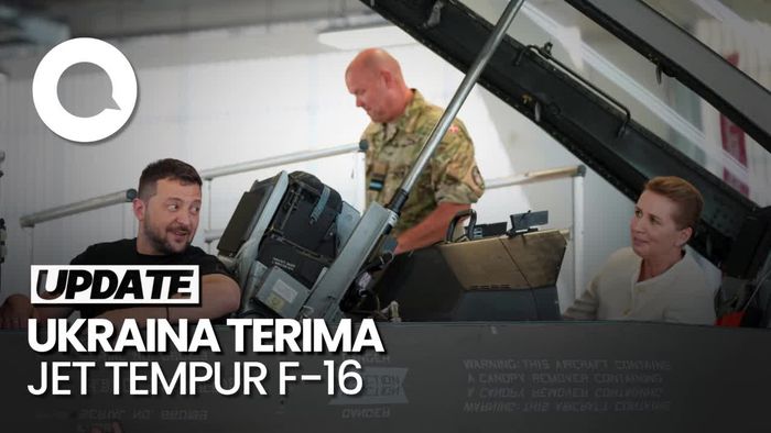 Zelensky Yakin Kalahkan Rusia Usai Terima Bantuan Jet Tempur F-16