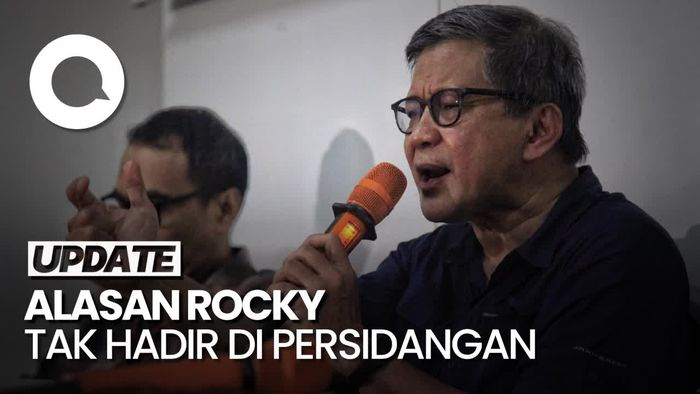 Hakim Ungkap Alasan Rocky Gerung Tak Hadir di Sidang Perdana