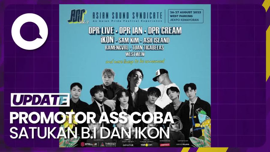 Alasan B.I dan iKON Manggung Beda Hari di Asian Sound Syndicate 2023