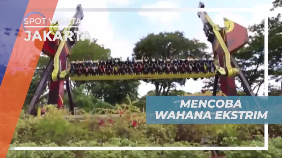 Naik Aneka Wahana Ekstrim di Dunia Fantasi Jakarta