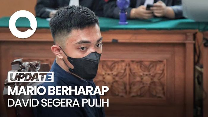 Tangis Mario Bacakan Pleidoi, Minta Maaf ke David Ozora hingga Orang Tua