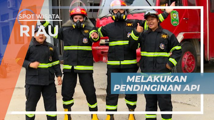 Bersiap Memakai Perlengkapan Keamanan Menyelesaikan Misi, Riau