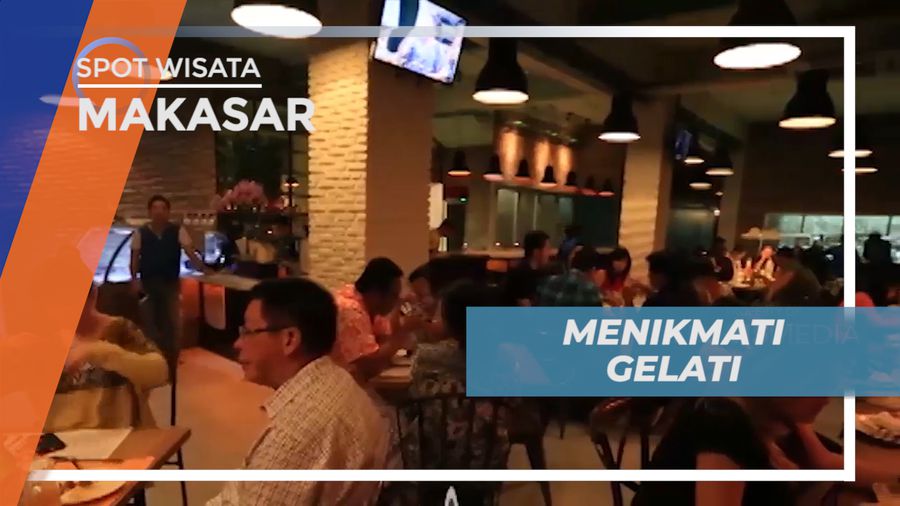 Menikmati Manis Legit Gelato di Cafe Unik Bernuansa Western, Makassar