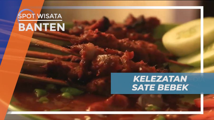 Menikmati Makan Siang Dengan Menu Sate Bebek yang Menggugah Selera, Banten