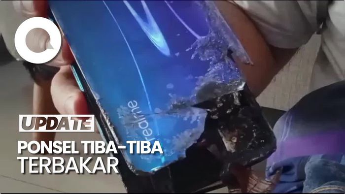 Ponsel Warga di Sumut Tiba-tiba Terbakar, Paha dan Jari Tangan Melepuh