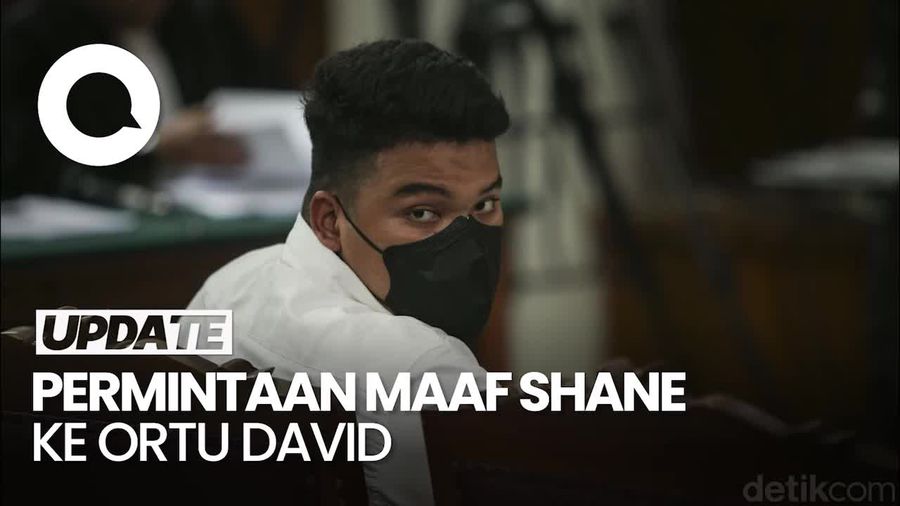 Pleidoi Shane: Minta Maaf ke Ortu David dan Menyesal