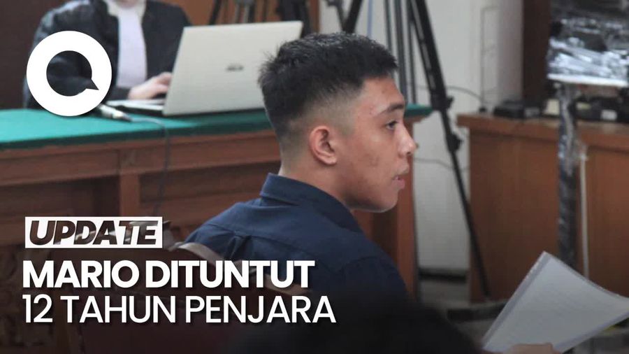 Mario Dandy Ngaku Kecewa Dituntut 12 Tahun Penjara oleh Jaksa