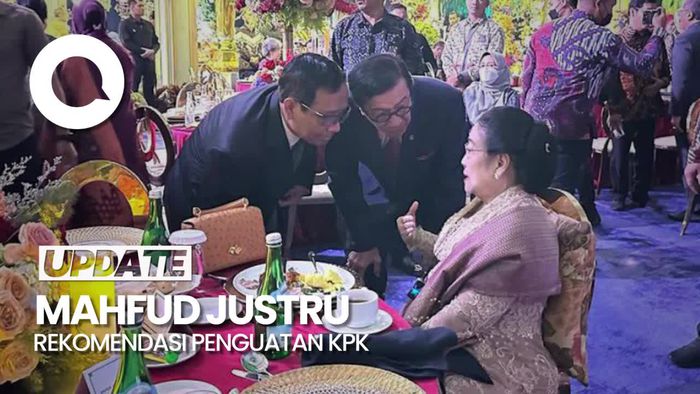 Mahfud Enggan Tanggapi Megawati yang Minta Jokowi Bubarkan KPK