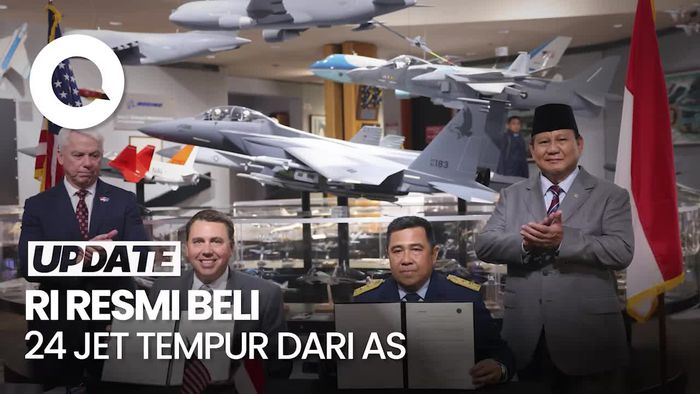 Momen Prabowo Jadi Saksi RI Beli 24 Jet Tempur F-15EX dari AS