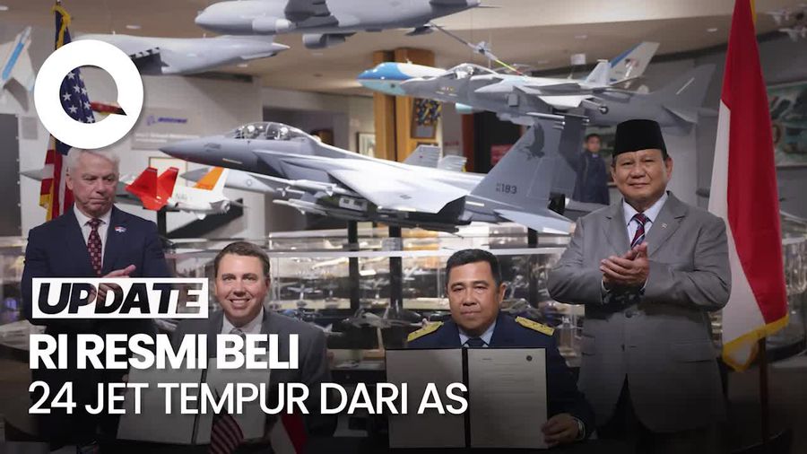 Momen Prabowo Jadi Saksi RI Beli 24 Jet Tempur F-15EX dari AS