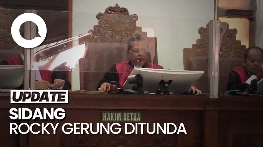 Rocky Gerung Absen, Sidang Gugatan Perdana Ditunda
